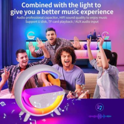 G - Shape LED Wireless Charging Speaker Lamp - Shoppingstore25Shorts & SkirtsDropdashG-Shape Speaker5025